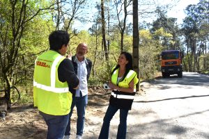 Avanzan as obras da senda peonil do Porselo
