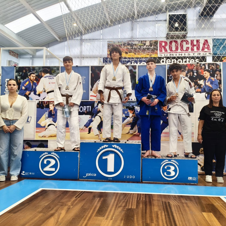 O judo salcedense sobe ao podio na Guarda